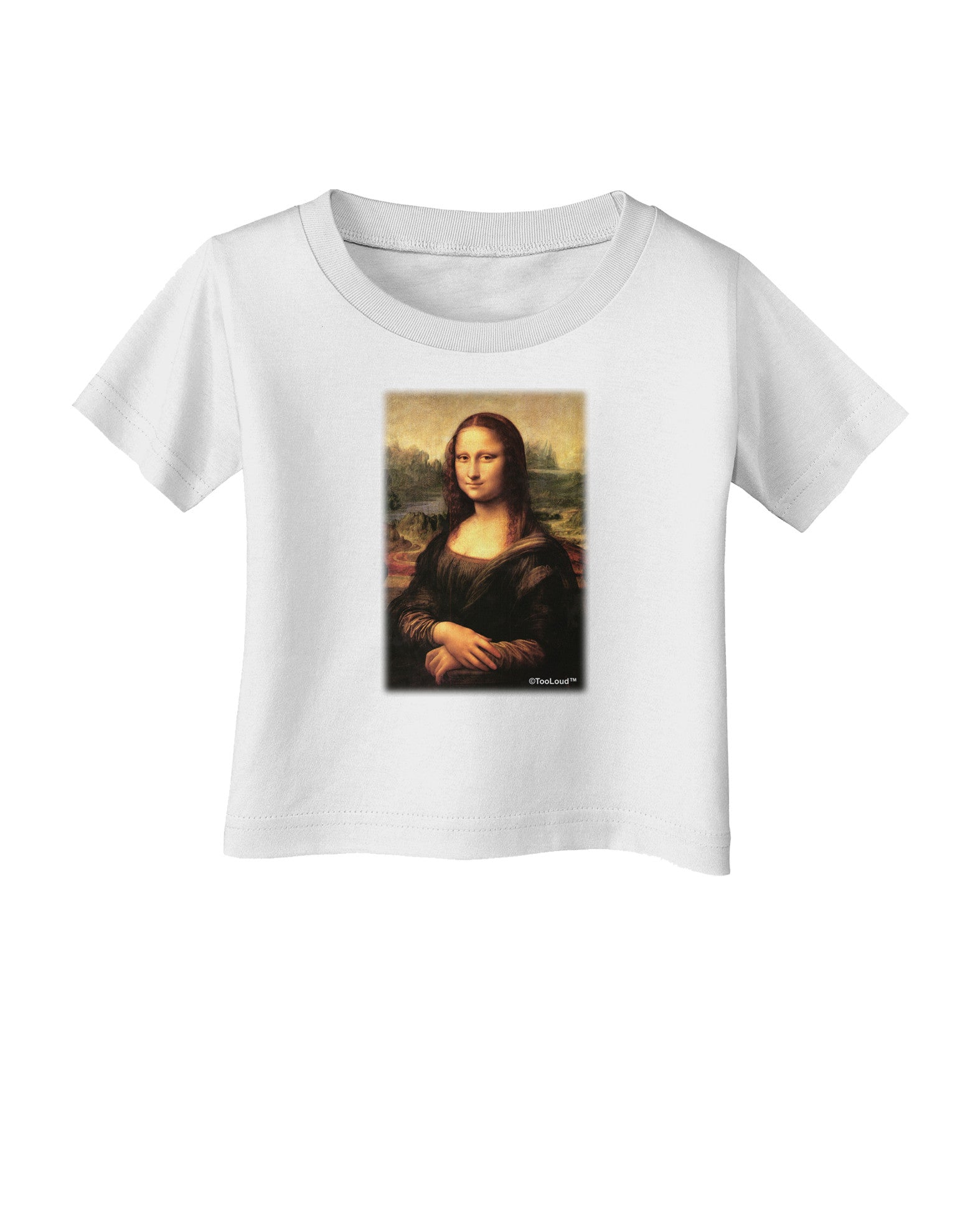 Mona Painting Infant T-Shirt-Infant T-Shirt-TooLoud-White-06-Months-Davson Sales