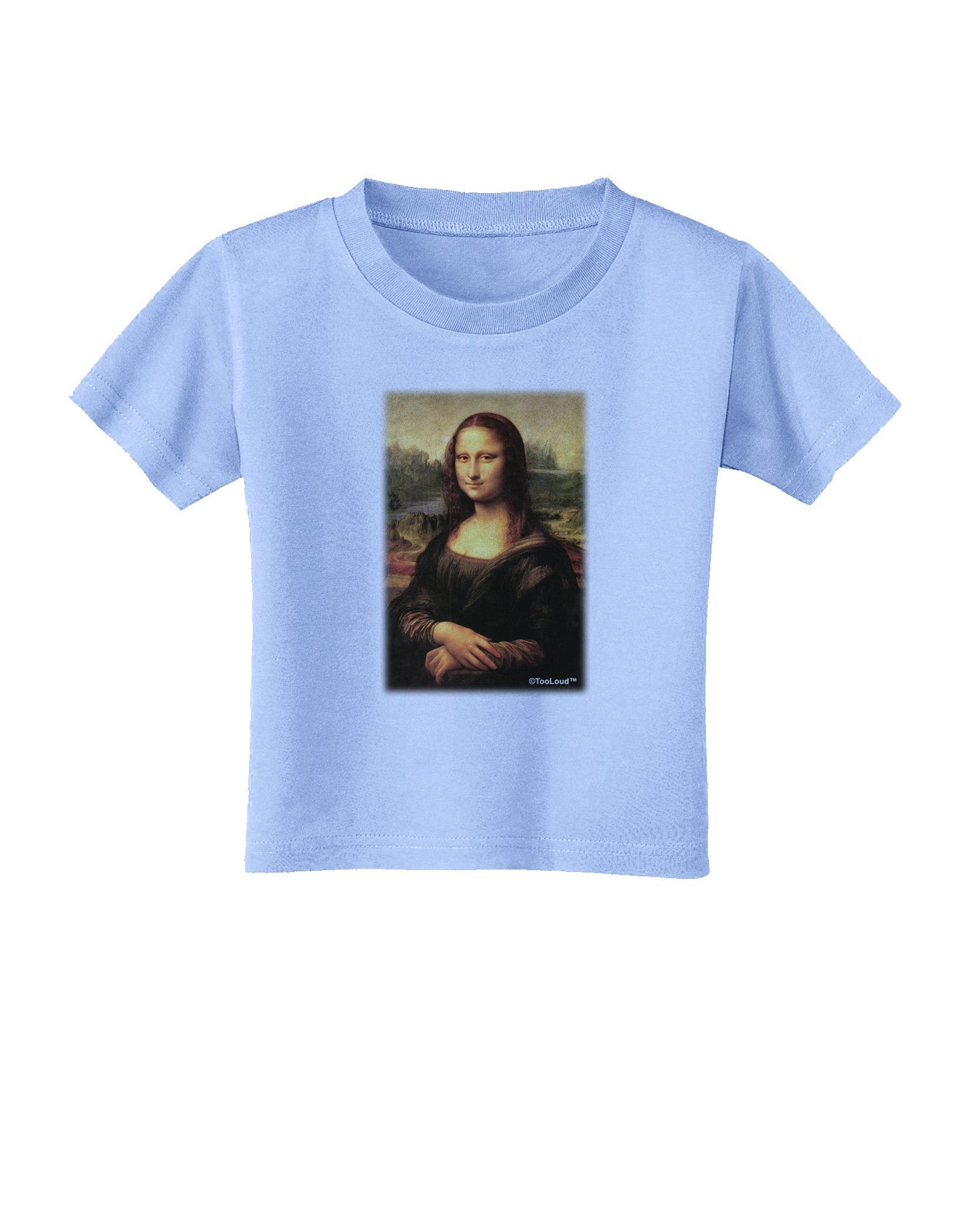 Mona Painting Toddler T-Shirt-Toddler T-Shirt-TooLoud-Aquatic-Blue-2T-Davson Sales