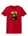 Mona Painting Womens Dark T-Shirt-Womens T-Shirt-TooLoud-Red-X-Small-Davson Sales