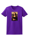 Mona Painting Womens Dark T-Shirt-Womens T-Shirt-TooLoud-Purple-X-Small-Davson Sales