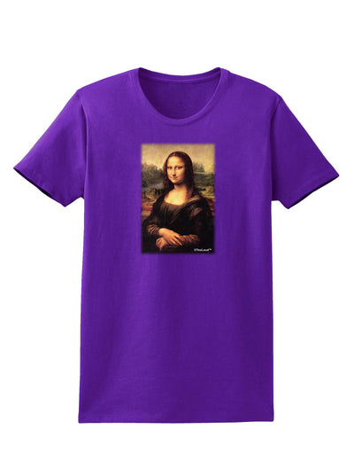 Mona Painting Womens Dark T-Shirt-Womens T-Shirt-TooLoud-Purple-X-Small-Davson Sales