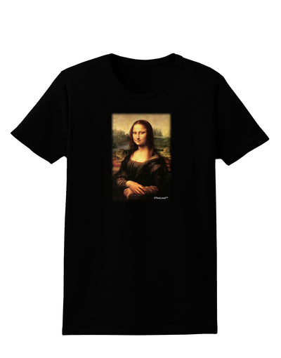 Mona Painting Womens Dark T-Shirt-Womens T-Shirt-TooLoud-Black-X-Small-Davson Sales