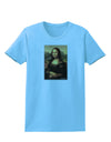 Mona Painting Womens T-Shirt-Womens T-Shirt-TooLoud-Aquatic-Blue-X-Small-Davson Sales