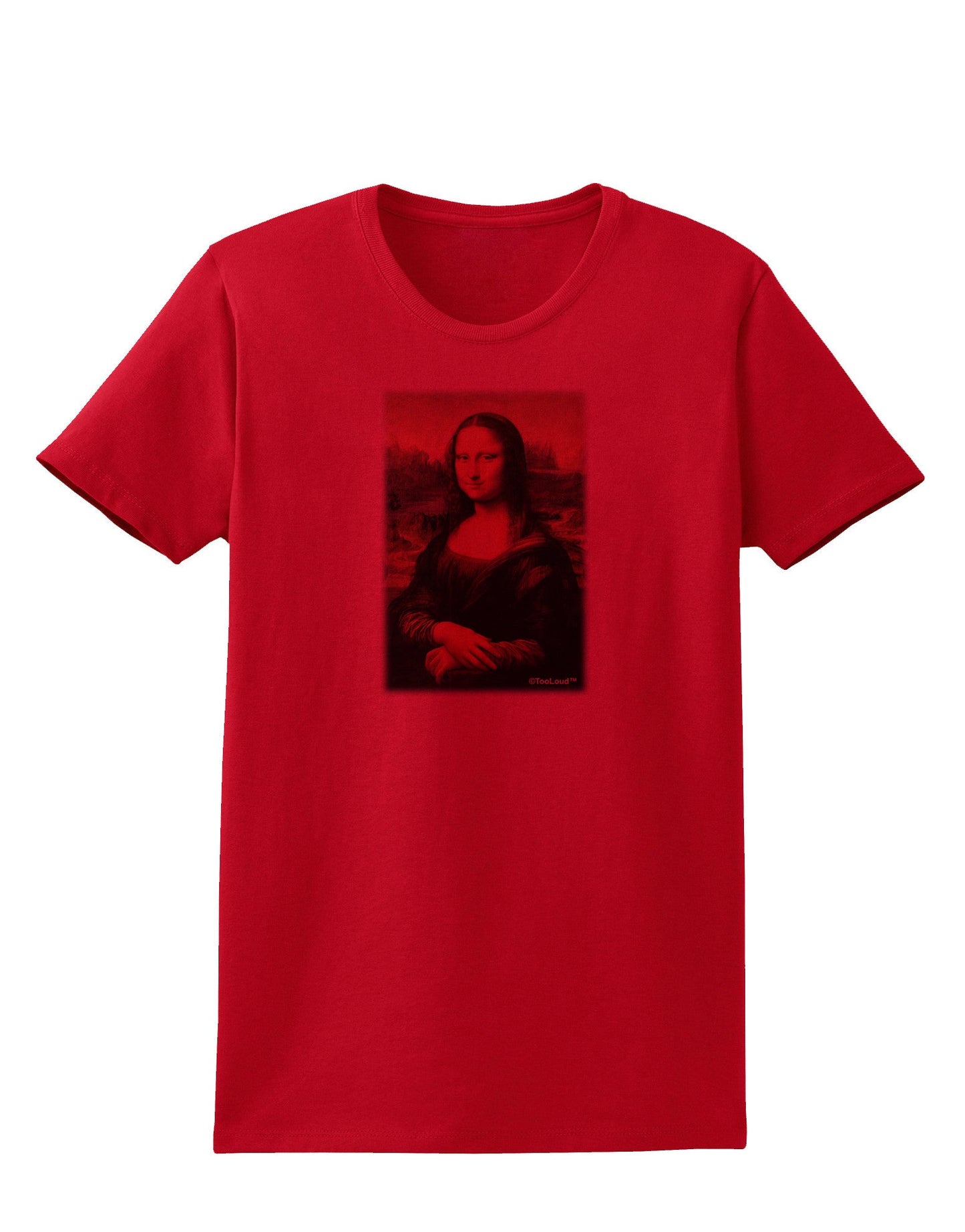 Mona Painting Womens T-Shirt-Womens T-Shirt-TooLoud-Red-X-Small-Davson Sales