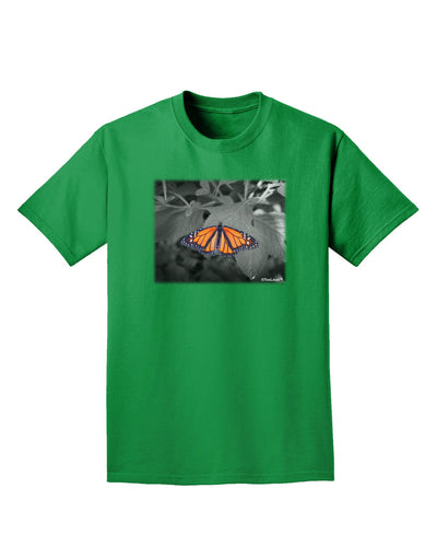 Monarch Butterfly Photo Adult Dark T-Shirt-Mens T-Shirt-TooLoud-Kelly-Green-Small-Davson Sales