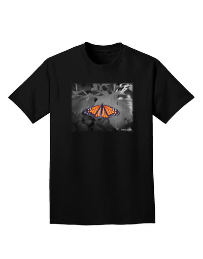 Monarch Butterfly Photo Adult Dark T-Shirt-Mens T-Shirt-TooLoud-Black-Small-Davson Sales