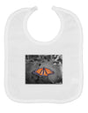 Monarch Butterfly Photo Baby Bib