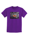 Monarch Butterfly Photo Childrens Dark T-Shirt-Childrens T-Shirt-TooLoud-Purple-X-Small-Davson Sales