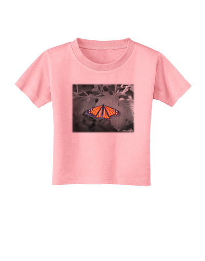 Monarch Butterfly Photo Toddler T-Shirt-Toddler T-Shirt-TooLoud-Candy-Pink-2T-Davson Sales