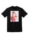 Monkey in Tree Watercolor Adult Dark T-Shirt-Mens T-Shirt-TooLoud-Black-Small-Davson Sales