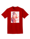 Monkey in Tree Watercolor Adult Dark T-Shirt-Mens T-Shirt-TooLoud-Red-Small-Davson Sales