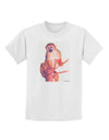 Monkey in Tree Watercolor Childrens T-Shirt-Childrens T-Shirt-TooLoud-White-X-Small-Davson Sales