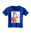 Monkey in Tree Watercolor Toddler T-Shirt Dark-Toddler T-Shirt-TooLoud-Royal-Blue-2T-Davson Sales