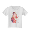 Monkey in Tree Watercolor Toddler T-Shirt-Toddler T-Shirt-TooLoud-White-2T-Davson Sales