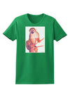 Monkey in Tree Watercolor Womens Dark T-Shirt-TooLoud-Kelly-Green-X-Small-Davson Sales