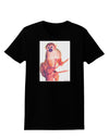 Monkey in Tree Watercolor Womens Dark T-Shirt-TooLoud-Black-X-Small-Davson Sales