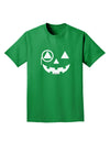 Monocle Jack-o-Lantern B-W Adult Dark T-Shirt-Mens T-Shirt-TooLoud-Kelly-Green-Small-Davson Sales