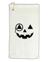 Monocle Jack-o-Lantern B-W Micro Terry Gromet Golf Towel 11&#x22;x19-Golf Towel-TooLoud-White-Davson Sales