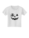 Monocle Jack-o-Lantern B-W Toddler T-Shirt-Toddler T-Shirt-TooLoud-White-2T-Davson Sales