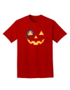 Monocle Jack-o-Lantern Color Adult Dark T-Shirt-Mens T-Shirt-TooLoud-Red-Small-Davson Sales