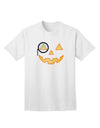 Monocle Jack-o-Lantern Color Adult T-Shirt-Mens T-Shirt-TooLoud-White-Small-Davson Sales