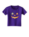 Monocle Jack-o-Lantern Color Toddler T-Shirt Dark-Toddler T-Shirt-TooLoud-Purple-2T-Davson Sales