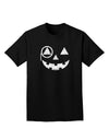 Monocle Jack-o-Lantern Distressed Adult Dark T-Shirt-Mens T-Shirt-TooLoud-Black-Small-Davson Sales