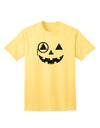 Monocle Jack-o-Lantern Distressed Adult T-Shirt-Mens T-Shirt-TooLoud-Yellow-Small-Davson Sales