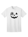 Monocle Jack-o-Lantern Distressed Adult T-Shirt-Mens T-Shirt-TooLoud-White-Small-Davson Sales