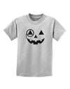 Monocle Jack-o-Lantern Distressed Childrens T-Shirt-Childrens T-Shirt-TooLoud-AshGray-X-Small-Davson Sales