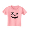 Monocle Jack-o-Lantern Distressed Toddler T-Shirt-Toddler T-Shirt-TooLoud-Candy-Pink-2T-Davson Sales