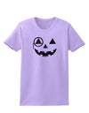 Monocle Jack-o-Lantern Distressed Womens T-Shirt-Womens T-Shirt-TooLoud-Lavender-X-Small-Davson Sales