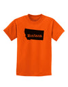 Montana - United States Shape Childrens T-Shirt by TooLoud