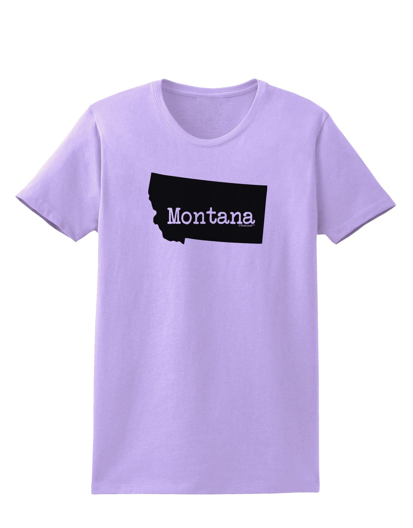 Montana - United States Shape Womens T-Shirt by TooLoud-Womens T-Shirt-TooLoud-Lavender-X-Small-Davson Sales