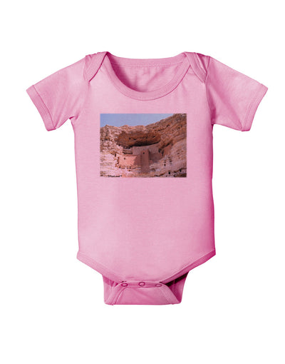 Montezuma Castle Arizona Baby Romper Bodysuit-Baby Romper-TooLoud-Pink-06-Months-Davson Sales