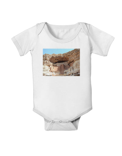 Montezuma Castle Arizona Baby Romper Bodysuit-Baby Romper-TooLoud-White-06-Months-Davson Sales