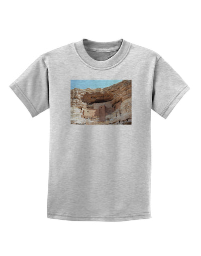 Montezuma Castle Arizona Childrens T-Shirt-Childrens T-Shirt-TooLoud-AshGray-X-Small-Davson Sales