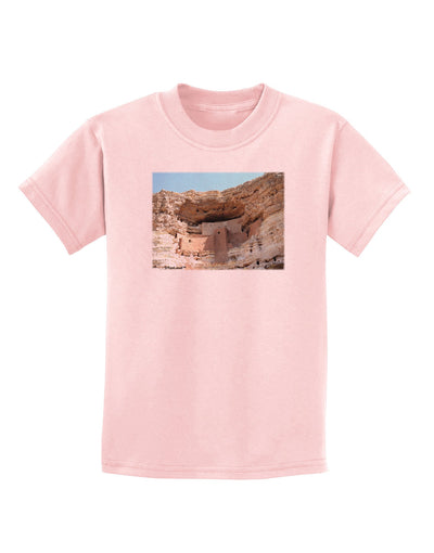 Montezuma Castle Arizona Childrens T-Shirt-Childrens T-Shirt-TooLoud-PalePink-X-Small-Davson Sales