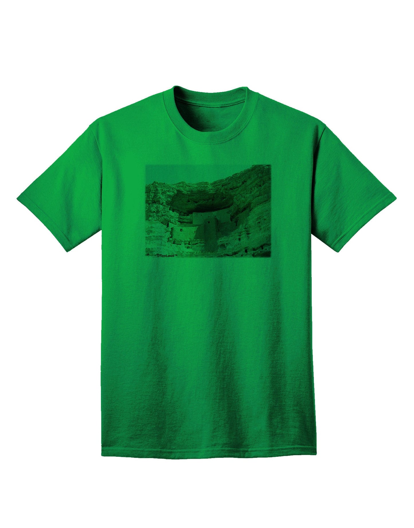 Montezuma Castle Arizona - Premium Adult T-Shirt Collection-Mens T-shirts-TooLoud-Kelly-Green-Small-Davson Sales