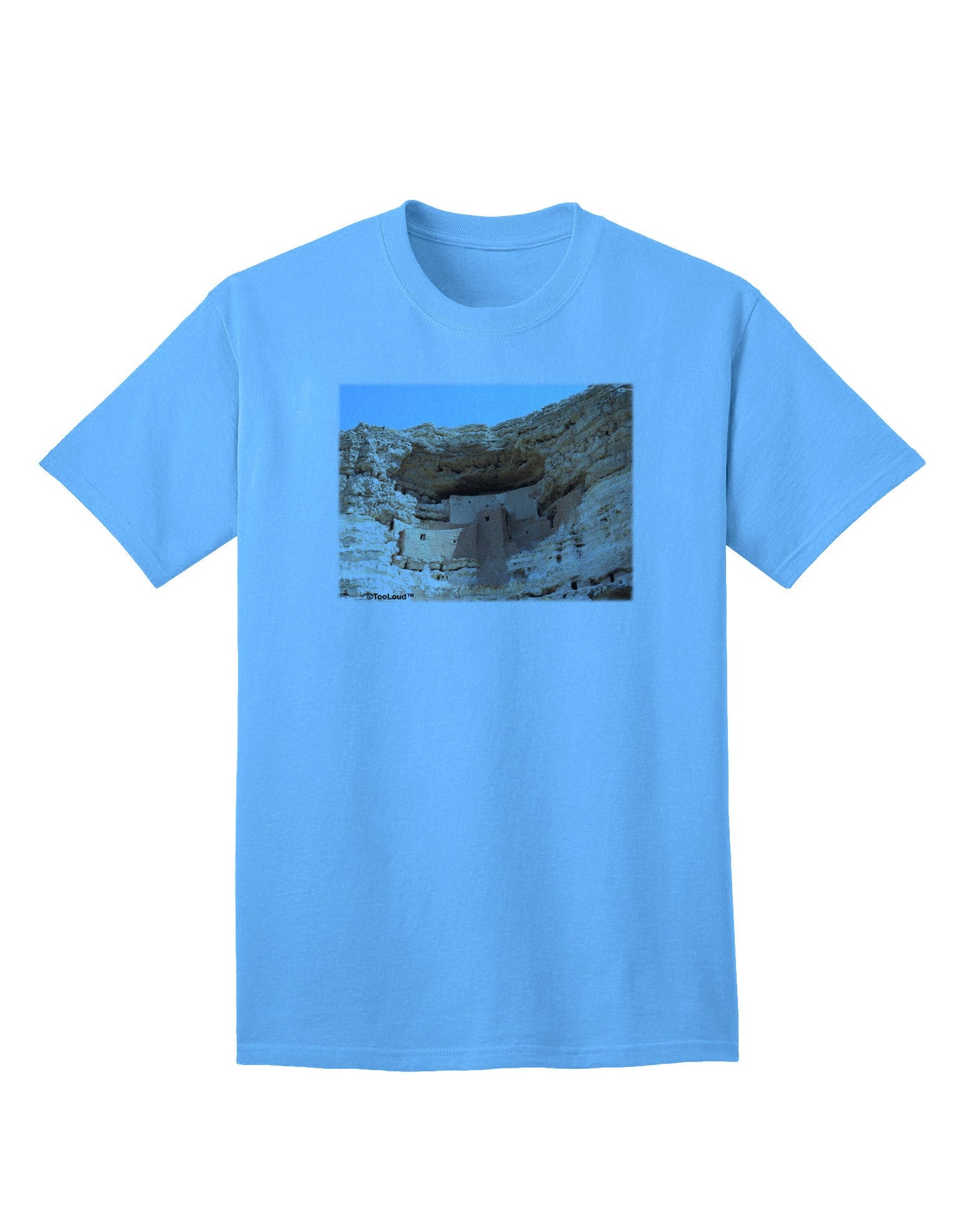 Montezuma Castle Arizona - Premium Adult T-Shirt Collection-Mens T-shirts-TooLoud-Aquatic-Blue-Small-Davson Sales