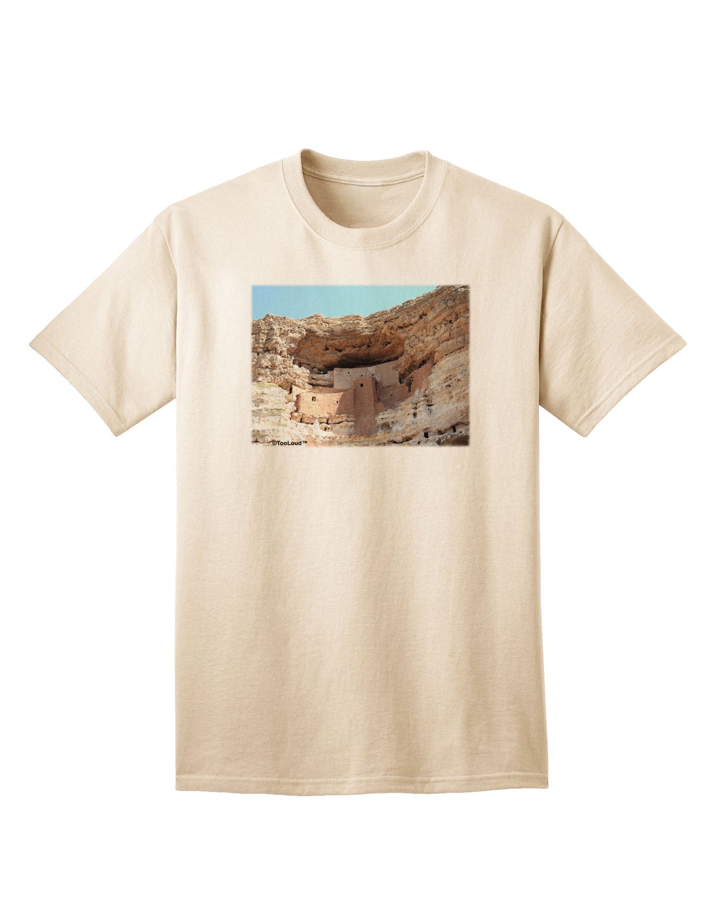 Montezuma Castle Arizona - Premium Adult T-Shirt Collection-Mens T-shirts-TooLoud-Natural-Small-Davson Sales