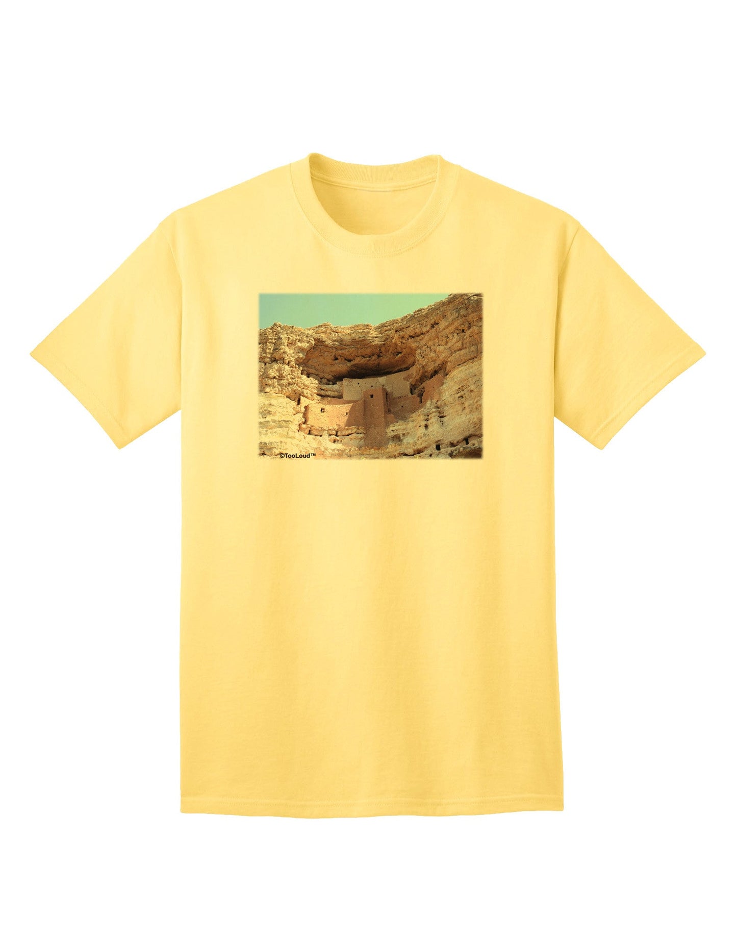 Montezuma Castle Arizona - Premium Adult T-Shirt Collection-Mens T-shirts-TooLoud-Yellow-Small-Davson Sales