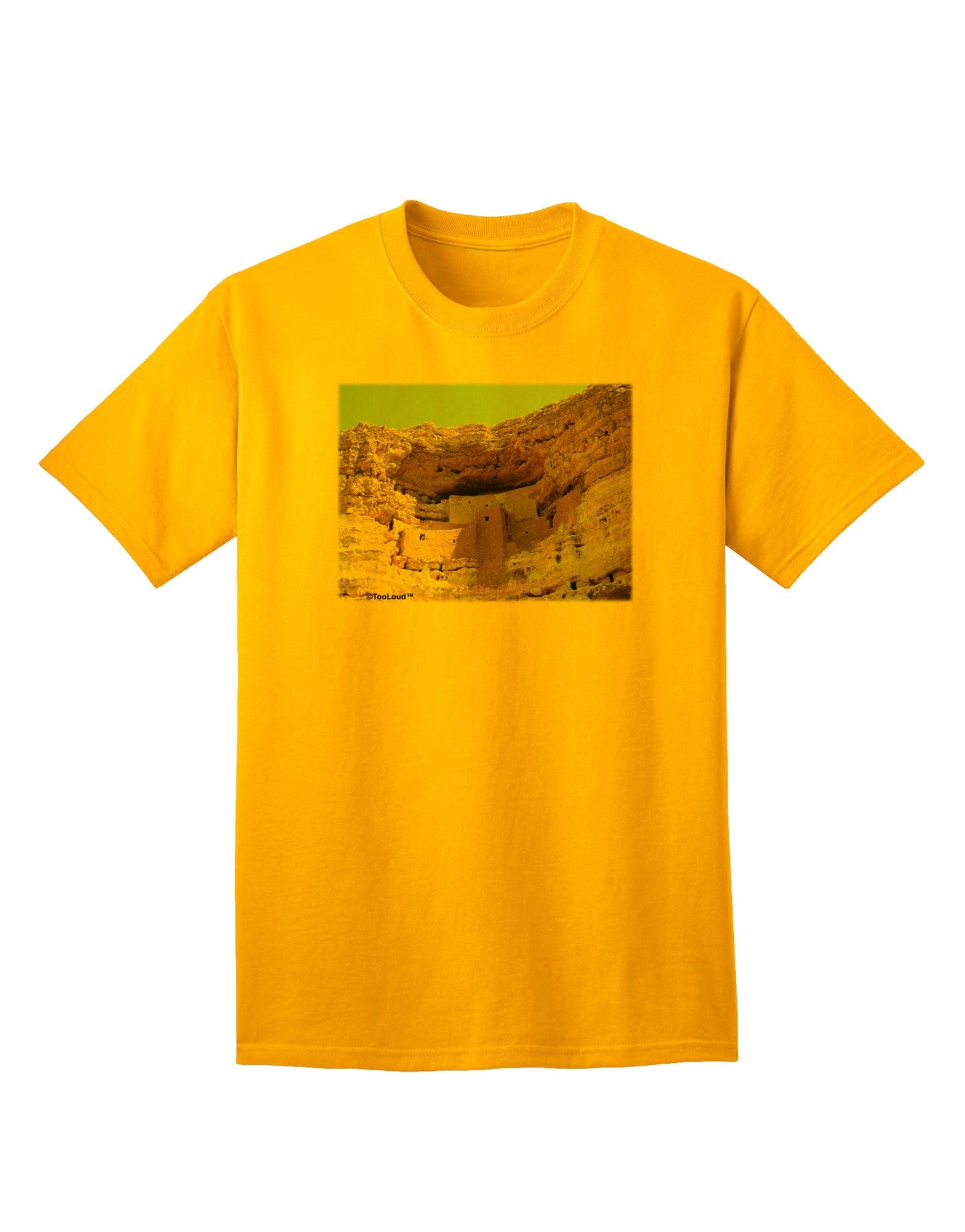Montezuma Castle Arizona - Premium Adult T-Shirt Collection-Mens T-shirts-TooLoud-Gold-Small-Davson Sales