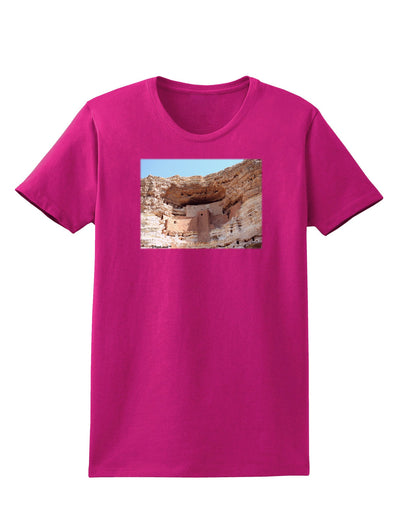 Montezuma Castle Arizona Womens Dark T-Shirt-TooLoud-Hot-Pink-Small-Davson Sales