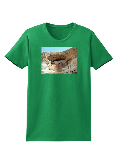 Montezuma Castle Arizona Womens Dark T-Shirt-TooLoud-Kelly-Green-X-Small-Davson Sales