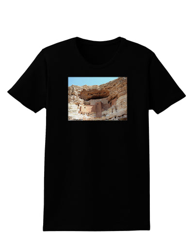 Montezuma Castle Arizona Womens Dark T-Shirt-TooLoud-Black-X-Small-Davson Sales