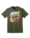 Montezuma Castle Artwork Adult Dark T-Shirt-Mens T-Shirt-TooLoud-Military-Green-Small-Davson Sales