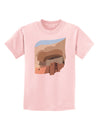 Montezuma Castle Artwork Childrens T-Shirt-Childrens T-Shirt-TooLoud-PalePink-X-Small-Davson Sales