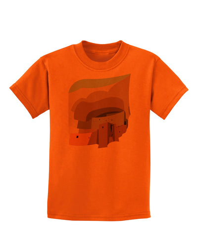 Montezuma Castle Artwork Childrens T-Shirt-Childrens T-Shirt-TooLoud-Orange-X-Small-Davson Sales