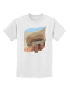 Montezuma Castle Artwork Childrens T-Shirt-Childrens T-Shirt-TooLoud-White-X-Small-Davson Sales